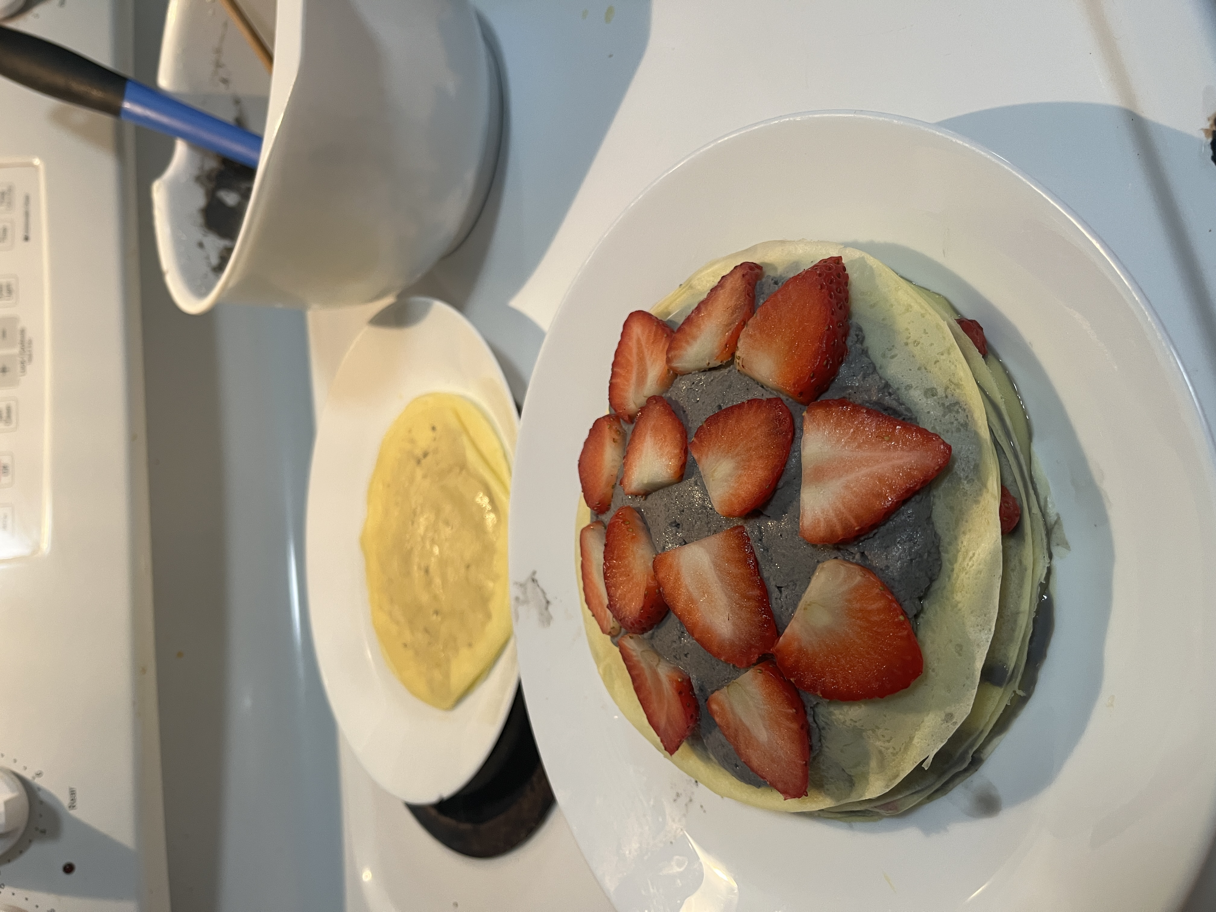 Sesame Strawberry Crepe Cake-progress_2.png